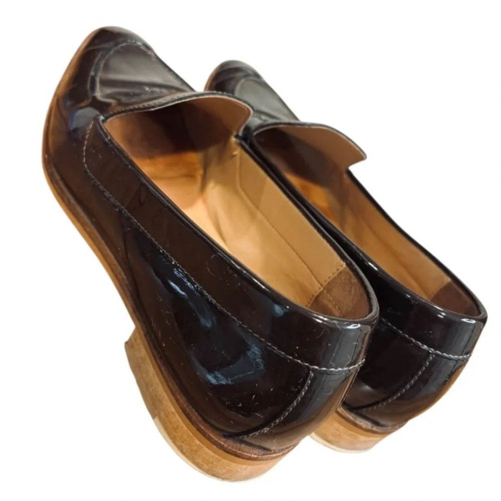 Everlane The Modern Loafer Women’s Brown Patent Leather Loafers Size 9 1/2
